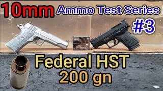 10mm Ammo Testing Series: #3 Federal HST 200gn | 5" AND 3.8" Barrels | Accuracy AND Gel