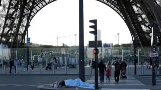 French police evict hundreds from abandoned Paris warehouse ahead of Olympics