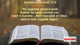 Bibliai Gondolatok  - Zsidók 13:5