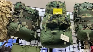 A trip to the Army Surplus Store