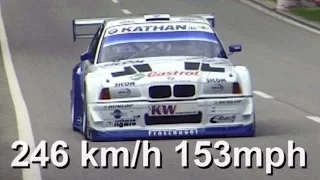 Georg Plasa with Onboard at fastest Hillclimb St-Ursanne 2006! BMW 320 V8, 560HP, 890kg. Remastered
