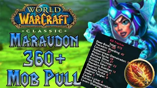 360+ Mob Maraudon Speed Boost - 13.5 Minute Run - WoW Classic AoE Gold Farm