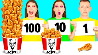 100 Шарів їжі Челендж #4 BaRaDa Challenge