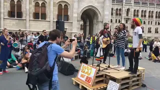 G Ras & Telma Lincoln - One Earth acoustic live at II. Global Climate Strike Budapest 24.05.2019