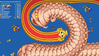 🐍 WORMATE ZONE.IO | Rắn Săn Mồi #635 BIGGEST SNAKE | Epic Worms Zone Best Gameplay | Trần Hùng 83