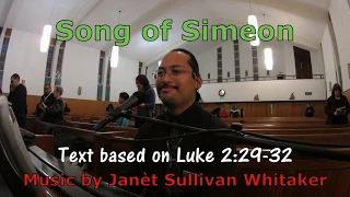 Song of Simeon (LYRICS) by Janèt Sullivan Whitaker