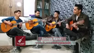 Ahmad Zahir Chon Darakht Farwarden, Guitar Cover By Strings Band