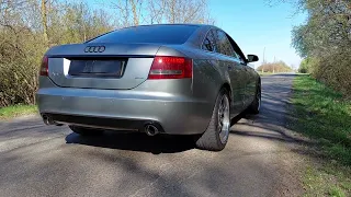 Audi a6 c6 2.4 v6 exhaust sound