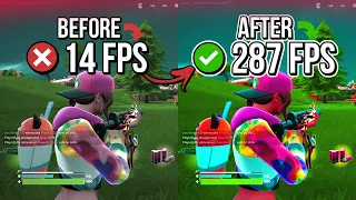 🔧FORTNITE: HOW TO BOOST FPS AND FIX FPS DROPS / STUTTER🔥| Low-End PC✔️