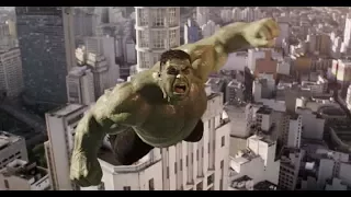 Hulk Smashes A Falling Satellite in Renault Brazilian Car Commercial