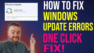 How To: Fix ALL WINDOWS Update Errors. WINDOWS 10 & WINDOWS 11. One click fix! FAST & EASY (2023)