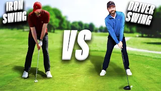 Driver swing Vs Iron swing (The huge difference)