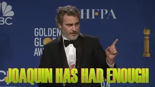 Joaquin Phoenix Puts Journos On Blast At The Golden Globe Awards 2020 (Spoilers)