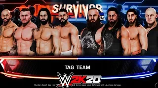 WWE 2K20 Survivor Series 2019 - Team Raw VS. Team Smackdown - 8 Man Elimination Match