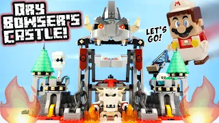 LEGO Super Mario Dry Bowser Castle Battle Expansion Set Build Review HOT!