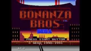 Sega Megadrive Bonanza Bros level 1