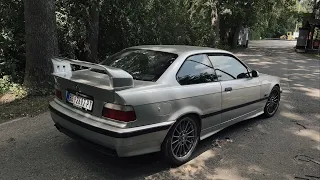 BMW E36 325i Exhaust Sound / Short Drive