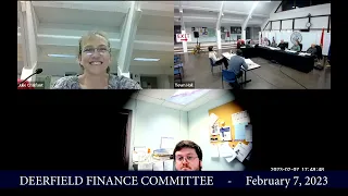Deerfield Finance Committee - February 7, 2023
