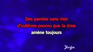 Karaoké Trois petites notes de musique - Yves Montand *