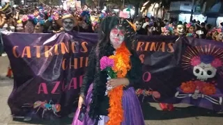 💀🏵 PROCESIÓN DE CATRINAS 2022,DESFILE DE CATRINAS EN MÉXICO CDMX 💀🏵🕯🕯