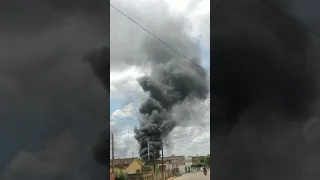 igreja pega fogo em Cacimba de dentro
