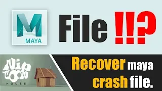 Recover maya crashes file in a easy way