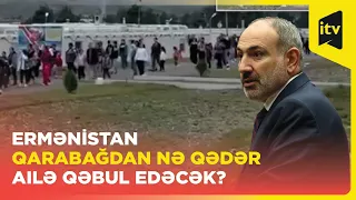 Paşinyan Qarabağdan Ermənistana gedənlərlə bağlı açıqlama verdi