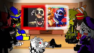 🌺//Dark Deception React to Fnaf 9 funny ~ and ~ scary animatronics filmed in a television program//🌺