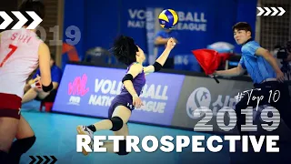 RETROSPECTIVE 2019: TOP 10 BEST Women's Volleyball Rally's in 2019 ● BrenoB ᴴᴰ