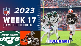 New York Jets vs Cleveland Browns Week 17 FULL GAME | NFL Highlights Today | NFL Season 2023
