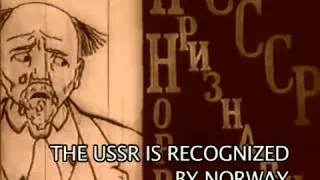 Soviet Propaganda Cartoon Our Answer to the Gloating Capitalist World