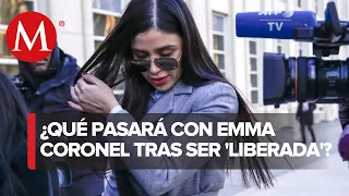 Emma Coronel salió de la prisión de Texas