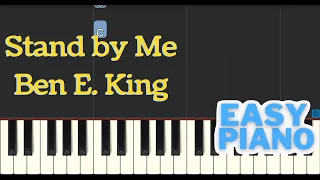 Stand By Me - Slow Super Easy Piano Tutorial