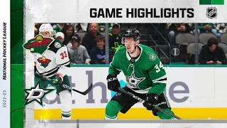 Wild @ Stars 2/8 | NHL Highlights 2023