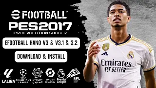 PES 2017 | Next Season eFootball HANO V3 & V 3.1 & V3.2 All Competitions - (Download & Install)