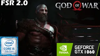 God Of War | i5-7500 | GTX 1060 6GB | FSR 2.0 FPS Test | 1080p OPTIMAL Settings