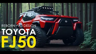 Toyota FJ50 Reborn Concept Car, AI Design (Artificial Intelligence Design)