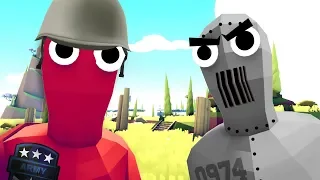 MODERN MILITARY FACTION vs NEW ROBOT FACTION in Totally Accurate Battle Simulator (TABS Mods)