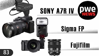 PWE News #83 | Sony A7R IV | Sigma FP | Падение фоторынка | Объективы Fujifilm