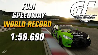 GT Sport World Record // Online Time Trial B (22.10.20-05.11.20) // Fuji Speedway