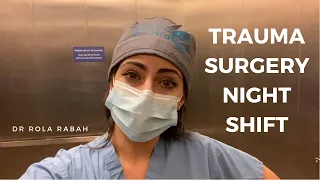 Night Shift On Trauma Surgery During COVID | VLOG: Day in the Life of a Surgery Resident