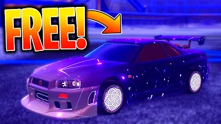 Rocket League How To Get NISSAN SKYLINE For FREE!