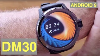 DM30 (like LEMP) Android 9 Top (Dual) Cameras 4GB/64GB SpO2 New Tech Smartwatch: Unboxing & 1st Look