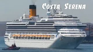 Круизный лайнер "Costa Serena" заходит во Владивосток