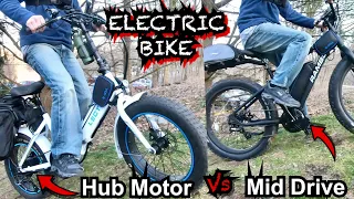 Mid-Drive VS Hub Motor Ebike Stress Test!!