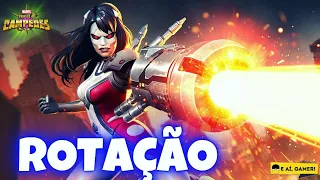 APRENDA A ROTAÇÃO DA ÔMEGA SENTINELA • 2 ROTAÇÕES • MARVEL TORNEIO DE CAMPEÕES