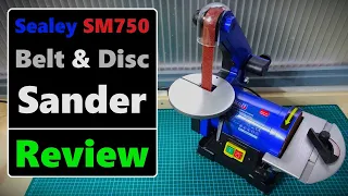 Sealey 250W Belt & Disc Sander Model: SM750 (Tool Review)