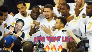 Golden State Warriors RING NIGHT CEREMONY Live Reaction 😤🔥🔥🔥💍💍💍💍