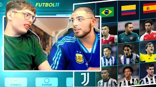 DAVOO XENEIZE Y LACOBRA JUEGAN FUTBOL11 JUNTOS