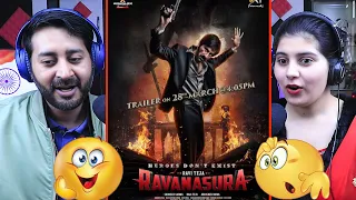 Ravanasura Movie Trailer | Mass Maharaja Ravi Teja | Sushanth | Sudheer | Abhishek Nama | Reaction